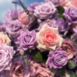 FA004 Purple roses flower arch 6ft 7ft 8ft - Image 4