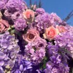 FA004 Purple roses flower arch 6ft 7ft 8ft - Image 3
