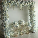 FA005 White roses flower arch 6ft 7ft 8ft - Image 3