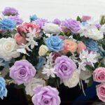 FA006 Lilac roses flower arch 6ft 7ft 8ft - Image 3