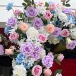 FA006 Lilac roses flower arch 6ft 7ft 8ft - Image 2