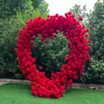 FA007 Red roses flower arch 6ft 7ft 8ft - Image 7