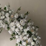 FA008 White roses flower arch 6ft 7ft 8ft - Image 4