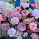 FA013 Pink roses flower arch 6ft 7ft 8ft - Image 2
