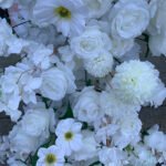 FA018 White roses flower arch 6ft 7ft 8ft - Image 4