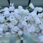 FA018 White roses flower arch 6ft 7ft 8ft - Image 2