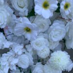 FA018 White roses flower arch 6ft 7ft 8ft - Image 5