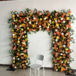 FA019 Autumn roses flower arch 6ft 7ft 8ft