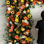 FA019 Autumn roses flower arch 6ft 7ft 8ft - Image 3