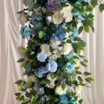 FA025 Colorful roses with leaves flower arch 6ft 7ft 8ft - Image 4