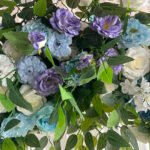 FA025 Colorful roses with leaves flower arch 6ft 7ft 8ft - Image 5