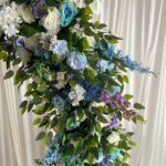 FA025 Colorful roses with leaves flower arch 6ft 7ft 8ft - Image 6