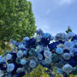 FA030 Blue roses flower arch 6ft 7ft 8ft - Image 3