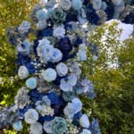 FA031 Blue roses flower arch 6ft 7ft 8ft - Image 2