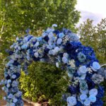 FA031 Blue roses flower arch 6ft 7ft 8ft - Image 5