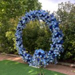 FA032 Blue roses flower arch 6ft 7ft 8ft - Image 5