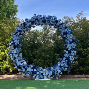 FA032 Blue roses flower arch 6ft 7ft 8ft