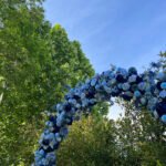 FA032 Blue roses flower arch 6ft 7ft 8ft - Image 4