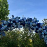 FA032 Blue roses flower arch 6ft 7ft 8ft - Image 7