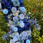 FA032 Blue roses flower arch 6ft 7ft 8ft - Image 2