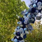 FA032 Blue roses flower arch 6ft 7ft 8ft - Image 3
