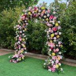 FA033 Colorful roses flower arch 6ft 7ft 8ft - Image 6