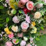 FA034 Colorful roses flower arch 6ft 7ft 8ft - Image 6