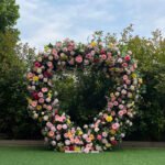 FA034 Colorful roses flower arch 6ft 7ft 8ft