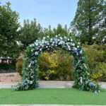 FA036 Roses with leaves flower arch 6ft 7ft 8ft