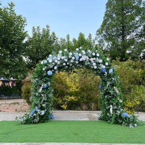 FA036 Roses with leaves flower arch 6ft 7ft 8ft