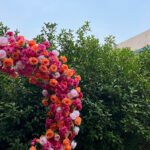 FA041 Hot pink roses flower arch 6ft 7ft 8ft - Image 3