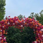 FA041 Hot pink roses flower arch 6ft 7ft 8ft - Image 4