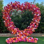 FA041 Hot pink roses flower arch 6ft 7ft 8ft - Image 8