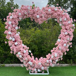 FA043 Pink roses flower arch 6ft 7ft 8ft