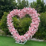 FA043 Pink roses flower arch 6ft 7ft 8ft - Image 7