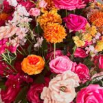 FA1006 Hot pink roses flower arch 6ft 7ft 8ft - Image 2