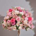 FA1016 Pink roses flower arch 6ft 7ft 8ft - Image 10