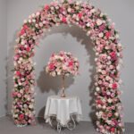 FA1016 Pink roses flower arch 6ft 7ft 8ft - Image 7