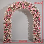 FA1016 Pink roses flower arch 6ft 7ft 8ft - Image 9
