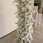 FA1017 White roses flower arch 6ft 7ft 8ft - Image 3