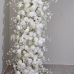 FA1017 White roses flower arch 6ft 7ft 8ft - Image 10