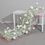 FA1018 Babysbreath white rose arch 6ft 7ft 8ft - Image 10