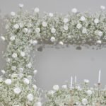 FA1018 Babysbreath white rose arch 6ft 7ft 8ft - Image 7