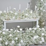 FA1018 Babysbreath white rose arch 6ft 7ft 8ft - Image 6