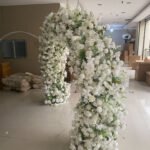 FA1019 White roses flower arch 6ft 7ft 8ft - Image 4