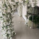 FA1019 White roses flower arch 6ft 7ft 8ft - Image 6
