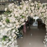FA1019 White roses flower arch 6ft 7ft 8ft - Image 2