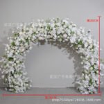 FA1019 White roses flower arch 6ft 7ft 8ft - Image 12