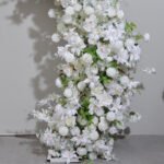 FA1019 White roses flower arch 6ft 7ft 8ft - Image 10