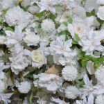 FA1019 White roses flower arch 6ft 7ft 8ft - Image 11